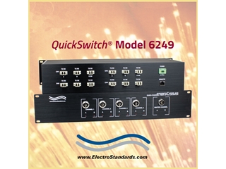 Catalog # 306249 - Model 6249 4-Channel LC Duplex, Single Mode, 9/125 Micron Fiber Optic A/B Switch