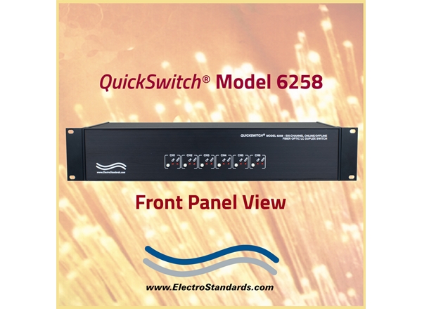 6-Channel Online/Offline SC Duplex Fiber Optic Switch