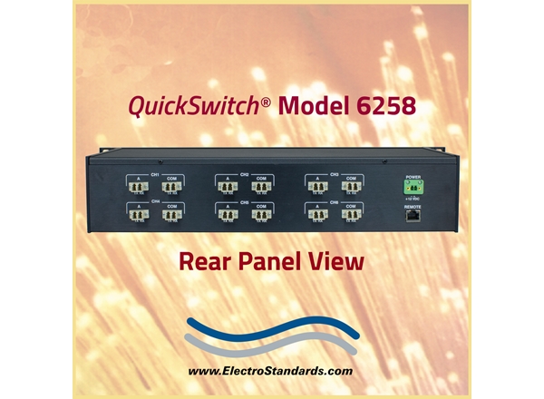6-Channel Online/Offline SC Duplex Fiber Optic Switch