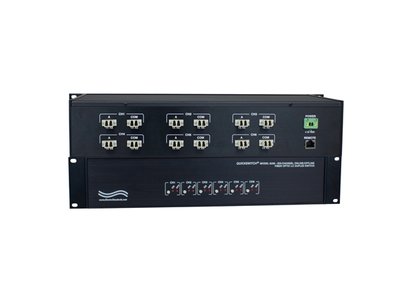 6-Channel Online/Offline SC Duplex Fiber Optic Switch