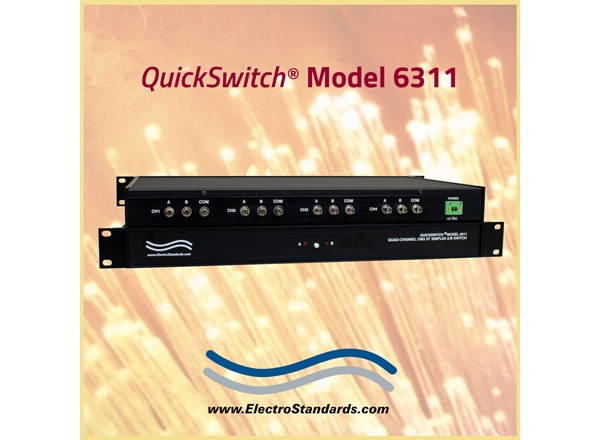 4-Channel ST Simplex A/B Fiber Switch