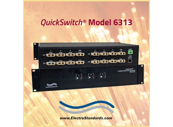 4-Channel, SC Duplex A/B/C Fiber Optic Switch, with Ethernet & GUI