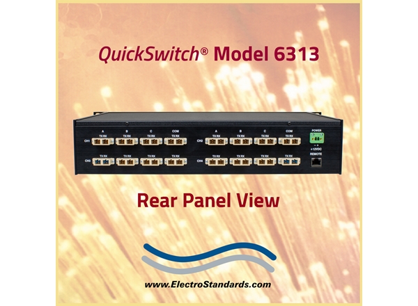 4-Channel, SC Duplex A/B/C Fiber Optic Switch, with Ethernet & GUI