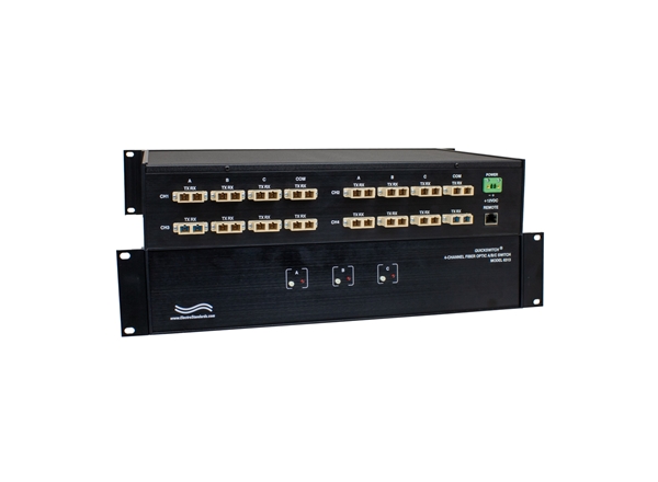 4-Channel, SC Duplex A/B/C Fiber Optic Switch, with Ethernet & GUI