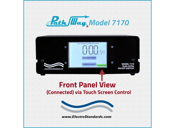 RJ45 Online/Offline Cat5e Switch w/Touch Control