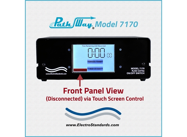 RJ45 Online/Offline Cat5e Switch w/Touch Control