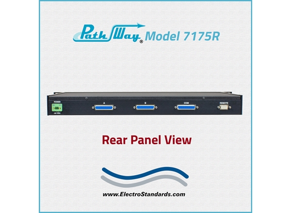 Model 7175R DB25 RS530 A/B RoHS Switch, 24VDC Power