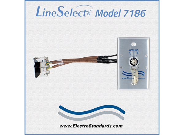 RJ45 Wall Plate Network Switch, Cat5e, Keylock Switch