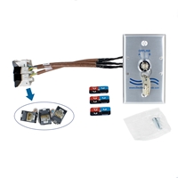 RJ45 Wall Plate Network Switch, Cat5e, Keylock Switch