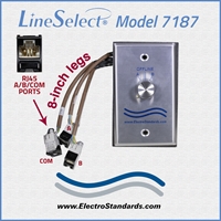 RJ45 Wall Plate Network Switch, Cat6, Rotary Switch