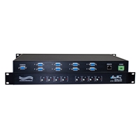 DB9 8-to-1 Switch w/Telnet & GUI