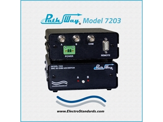 Catalog # 307203 - Model 7203 BNC 2-Position Switch, 50 Ohm, with RS422 Serial Remote