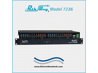 * Simultaneous 8-Channel Control RS232 ASCII & Pushbutton * Catalog # 306236 - Model 7236 8-Channel RJ45 A/B Switch