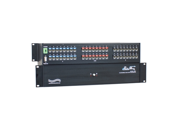 16-Channel RJ45 CAT5 A/B Switch