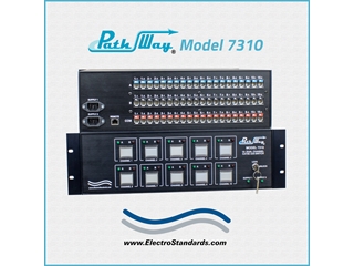 307310 Model 7310, 10 Channel, Dual Channel RJ45 Cat5e A/B Switch w/Telnet, Keylock
