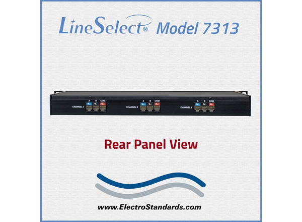 Model 7313 3-Channel RJ45 CAt6 A/B Switch, Simultaneous Control