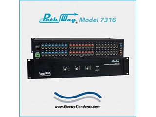 Model 7316 16-Channel RJ45/CAT5e AB Switch with Ethernet Remote Control & Gang Operation, Catalog # 307316 
