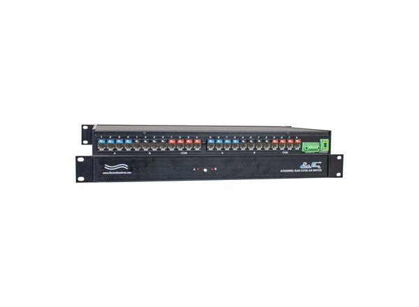 8-Channel Cat5e RJ45 A/B Switch, Remote Control