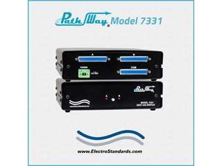 Model 7331 Single Channel DB37 A/B Switch, Manual Operation, Catalog # 307331