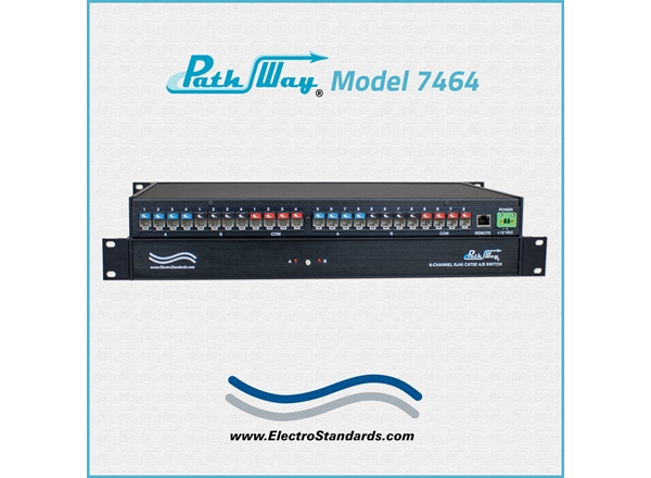 8-Chn'l RJ45 A/B Switch with Remote