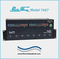 8-Channel RJ45 Cat6 A/B Switch, Contact Closure