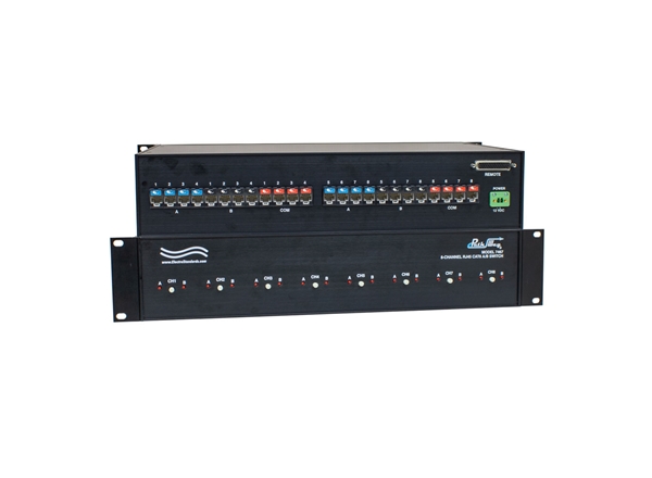 8-Channel RJ45 Cat6 A/B Switch, Contact Closure