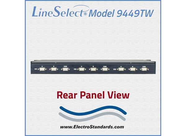 Model 9449TW 3-Channel DB9 A/B Switch