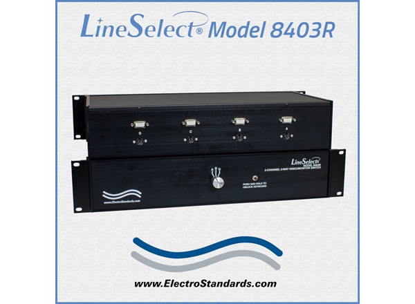 3-Position, 2-Channel PS/2 & VGA Monitor Switch, RoHS