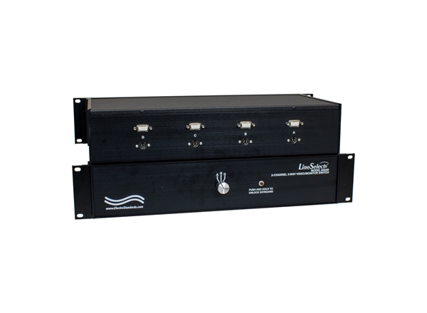 3-Position, 2-Channel PS/2 & VGA Monitor Switch, RoHS