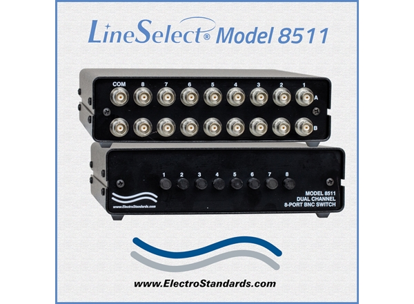 2-Channel 8-Port BNC Switch