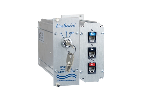 RJ45 A/B/Off-Line Switch, Keylock