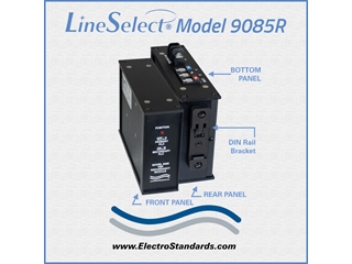 Catalog # 309085R - Model 9085R RJ45 CAT5e, RoHS & REACH Compliant A/B Switch, DIN, 24VDC Barrier Remote