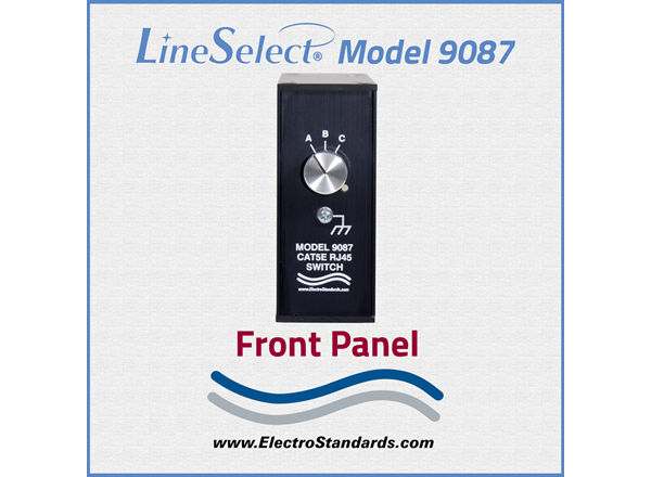 RJ45 3-Position Cat5e Switch, DIN