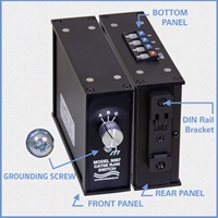 RJ45 3-Position Cat5e Switch, DIN