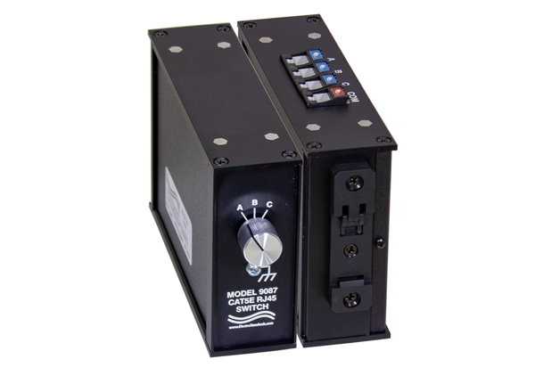 RJ45 3-Position Cat5e Switch, DIN