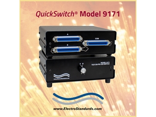 Catalog # 309171 Model 9171 RJ21/50-Pin A/B Manual Rotary Switch, Desktop Configuration 