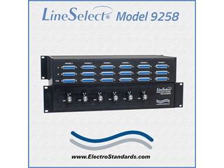 Catalog# 309258 Model 9258 DB25 6-Channel A/B Switch, Manual Control