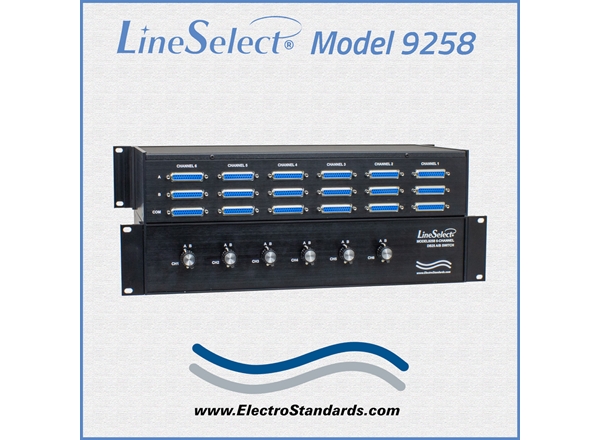 Model 9258 DB25 6-Channel A/B Switch