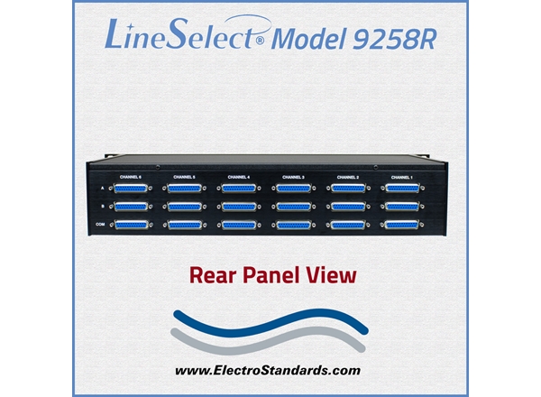 Model 9258R DB25 6-Channel A/B Switch, RoHS Compliant