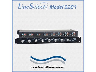 Model 9281 Eight-Channel RJ45 Cat6 OnLine/Offline Switch, PoE Interface, Individual Control, Catalog # 309281