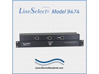 Catalog # 309474 Model 9474 A/B and OFFLINE Position RJ45 Cat5e Secure Keylock Switch with Recessed Ports, Shielded Connectors & Shielded Internal Cabling