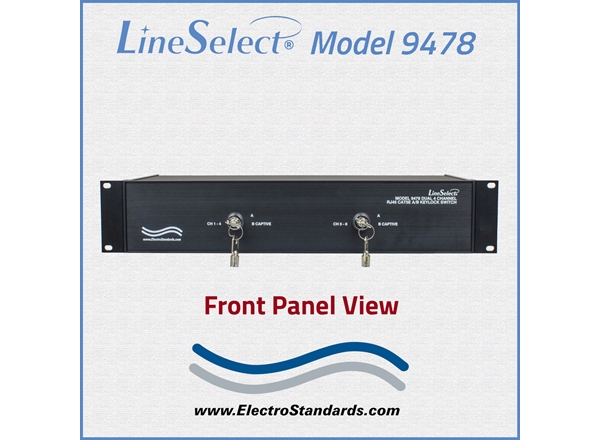 Dual 4-Channel RJ45 Cat5e Keylock Switch