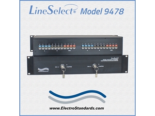 Catalog # 309478 - Model 9478 Dual 4-Channel RJ45 Cat5e A/B Keylock Switch
