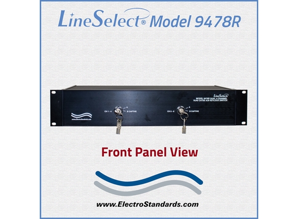 Dual 4-Channel RJ45 Cat5e A/B Keylock Switch, RoHS Compliant