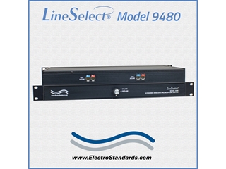 Catalog # 309480 - Model 9480 2-Channel RJ45 Cat5e Online/Offline Manual Switch