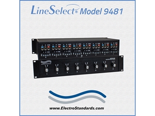 Catalog # 309481 - Model 9481 8-Channel RJ45 Cat5e Compliant A/B Switch, Manual, Individual Channel Control, Rackmount