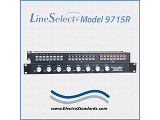 Catalog # 309715R - Model 9715R RJ45 8-Channel Cat5e Switch, RoHS Compliant
