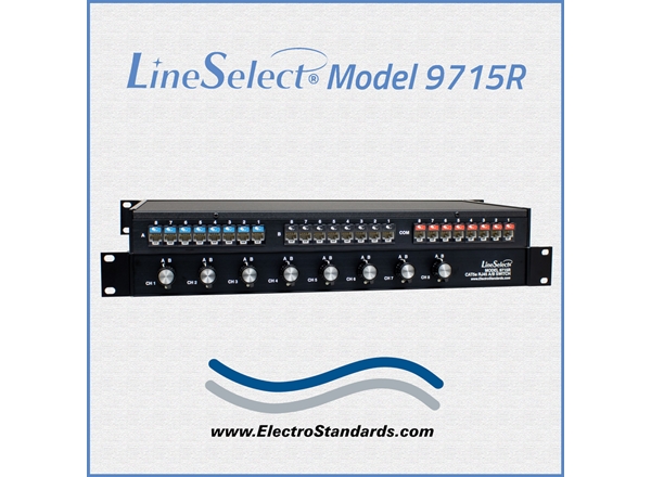 9715R RJ45 8-Channel Cat5e Switch, RoHS Compliant