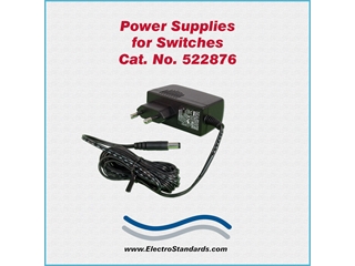 Catalog # 522876 - Model 522876 European 2-Pin Power Supply