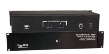 SC Duplex to RJ45  A/B Switch/Converter